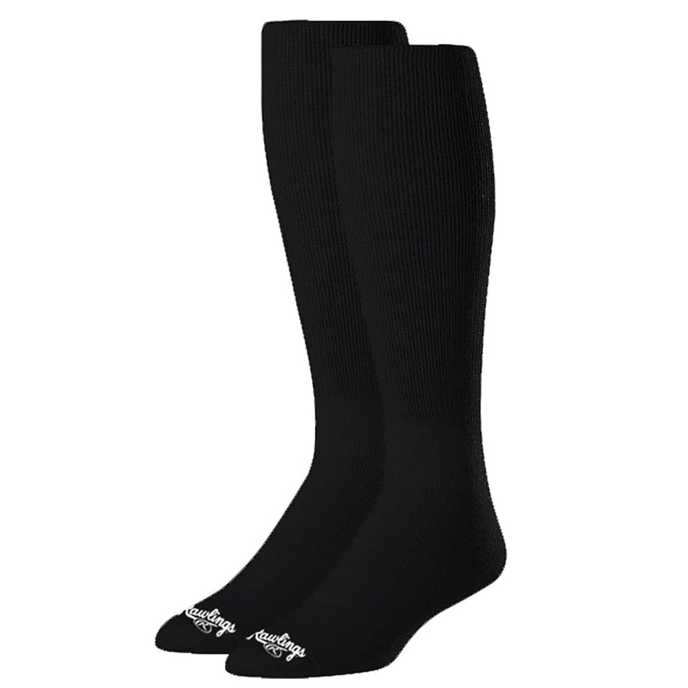 New Rawlings Baseball Socks 2 Pair Medium Navy Bleu